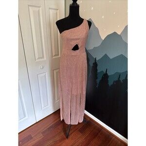 Glamour Nights Egyptian Golden Pink Cocktail Formal Dress Size 8